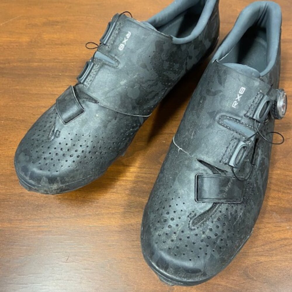 Shimano Gravel cycling shoes, style RX8, men's size 8.5 US; 42 EU